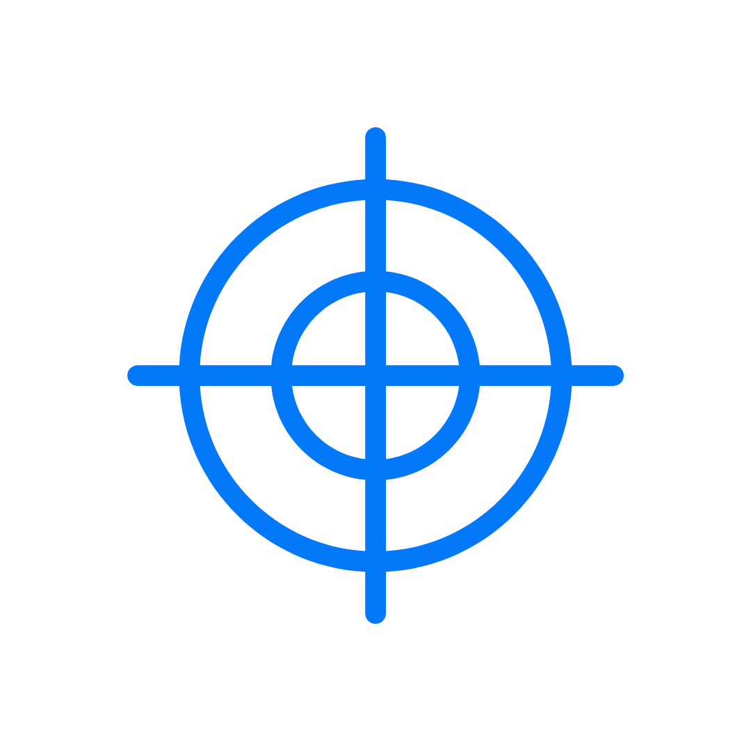 Kamerakopf-Zentrierhilfen